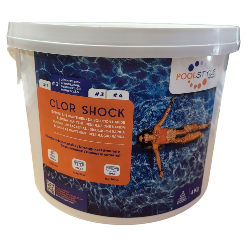 Chlore shock granulés 4kg