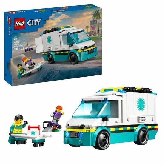 Lego city l'ambulance de secours