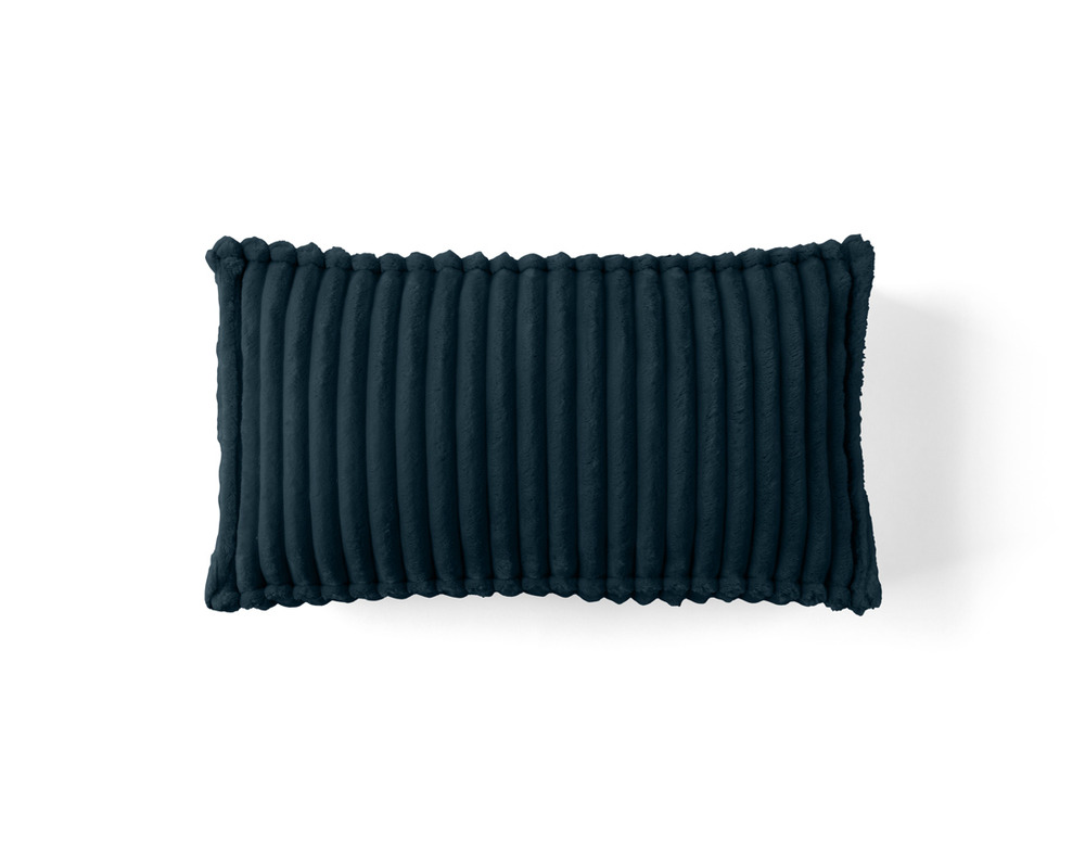 Stella - coussin - en velours côtelé grosses côtes - 32x57 cm