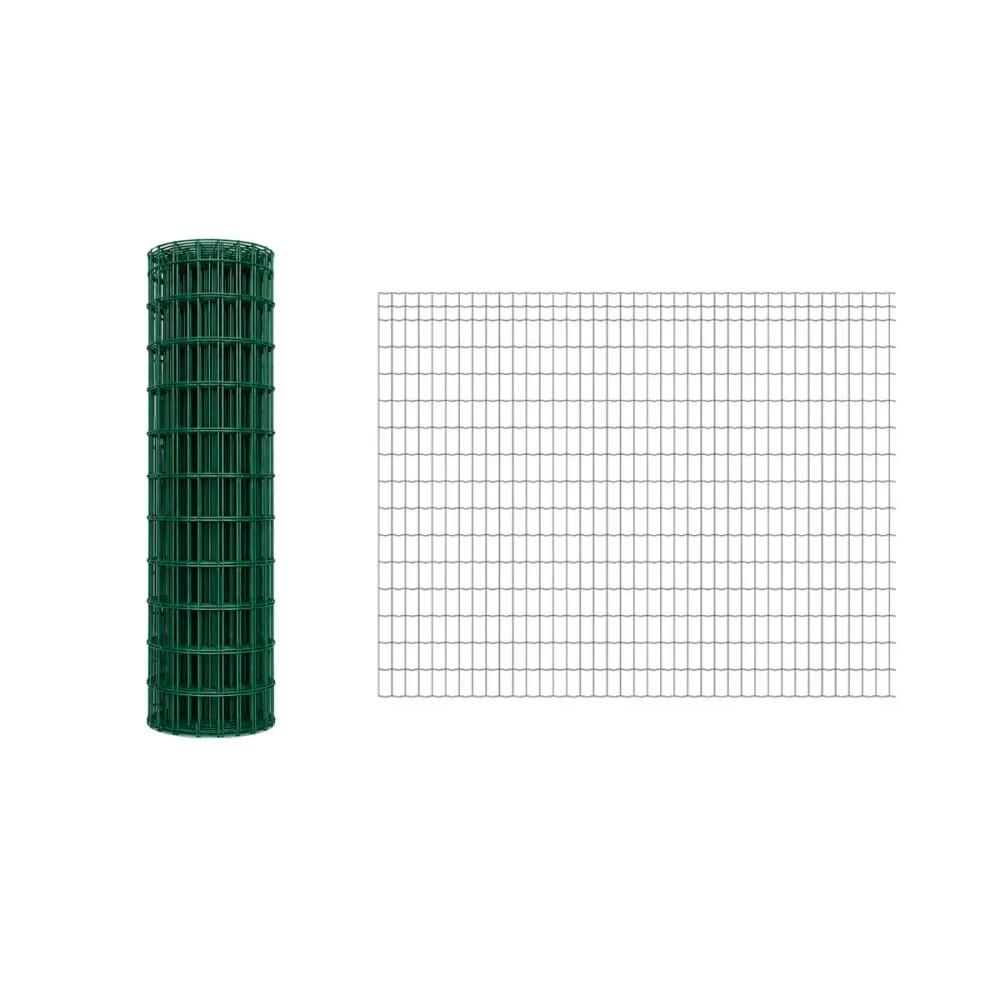 20 m de rouleau grillage soudé pvc - maille 100x50mm - fil 2,5mm - hauteur 1,20 m