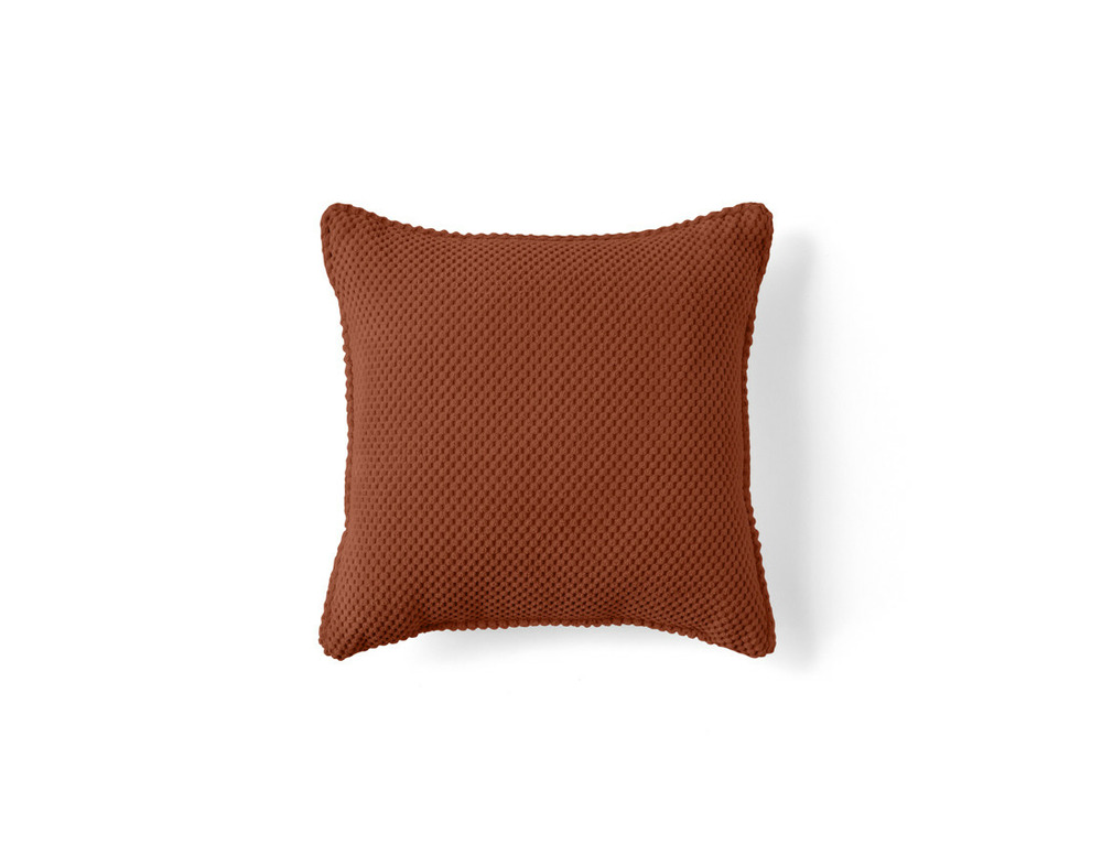 Topaze - coussin - velours texturé - 40x40 cm