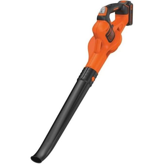 Souffleur de feuilles black+decker gwc1820pc - 18v sans batterie ni chargeur