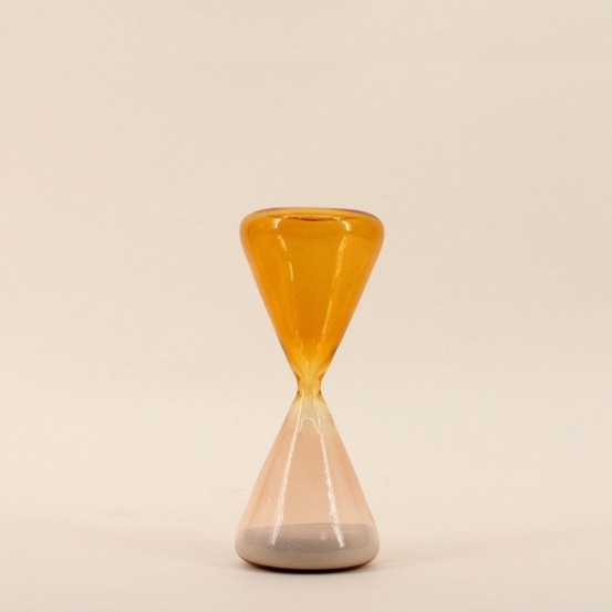 Sablier en verre triangulaire 18cm