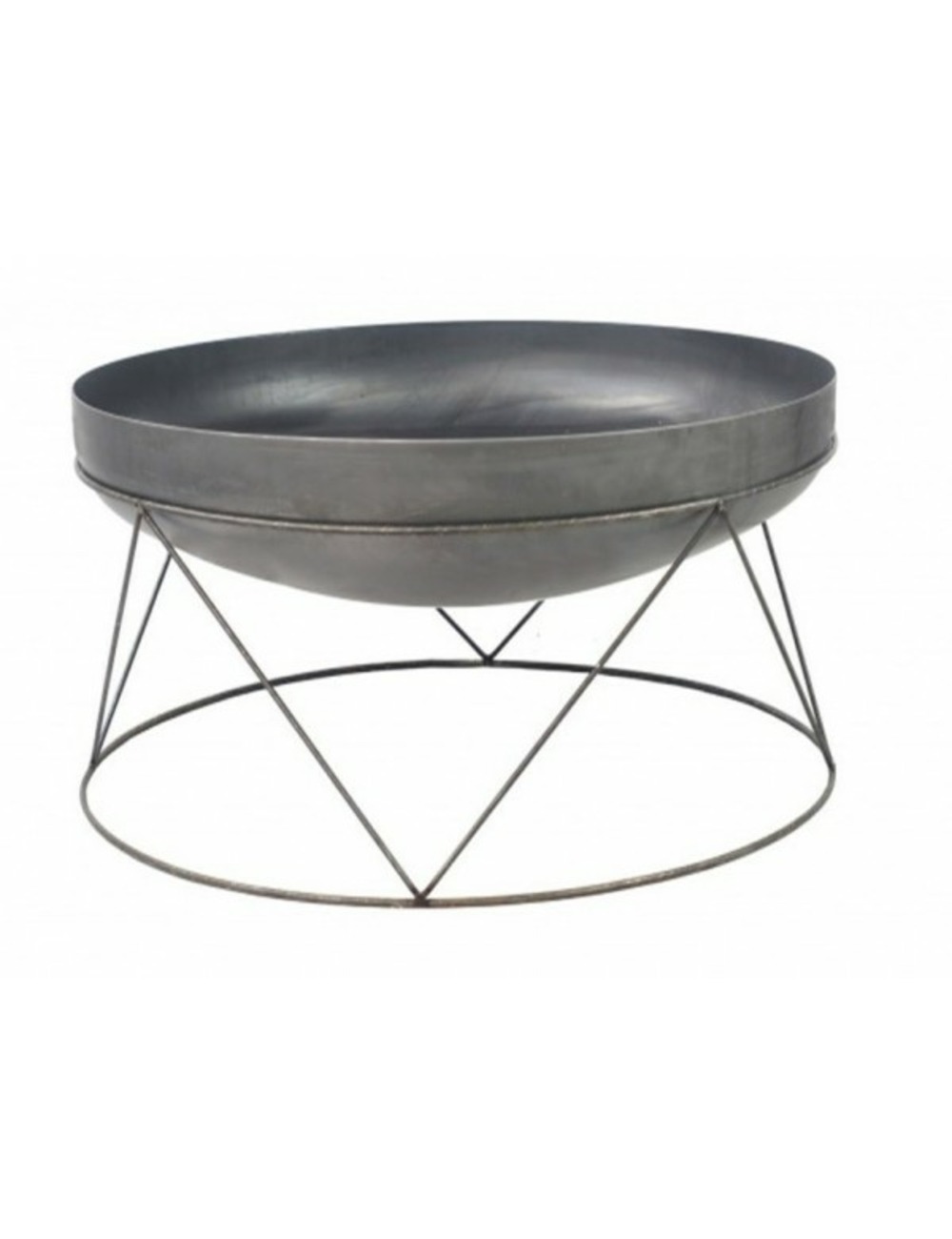 Brasero de jardin zinga 60 cm en acier