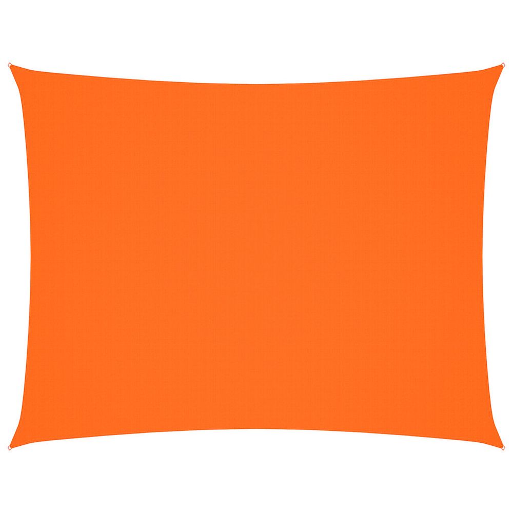 Voile de parasol tissu oxford rectangulaire 4x6 m orange