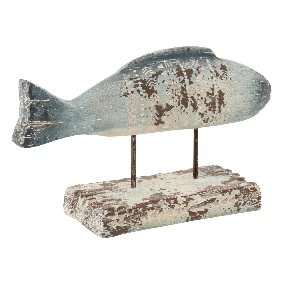 Statuette poisson d'extérieur sur socle 