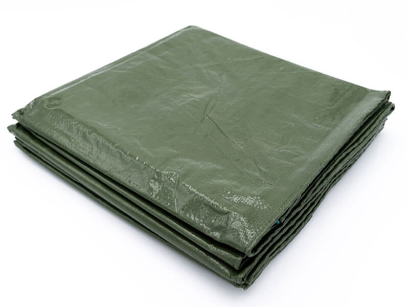 Bâche de protection 100g avec oeillets - vert 4m x 5m