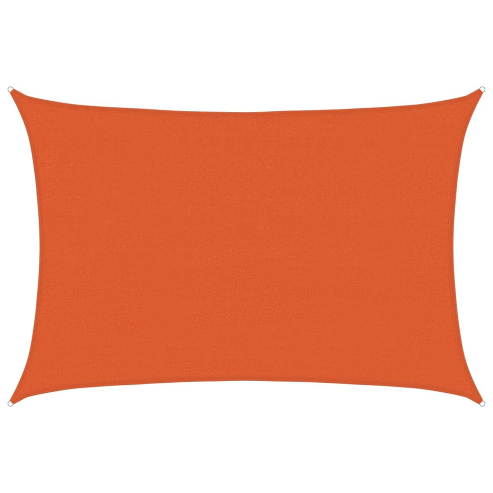 Voile d'ombrage 160 g/m² orange 3,5x5 m pehd
