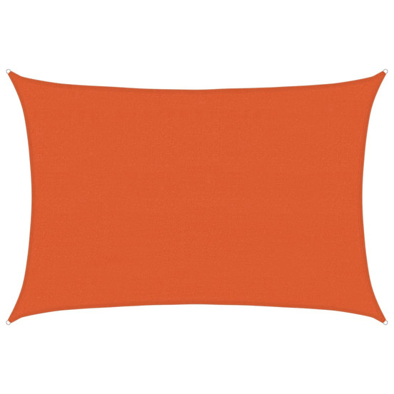 Voile d'ombrage 160 g/m² orange 3,5x5 m pehd