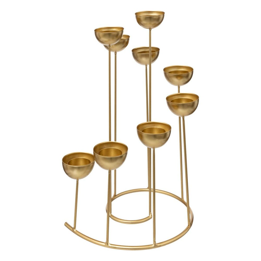 Photophore spirale 8 bougies 35cm