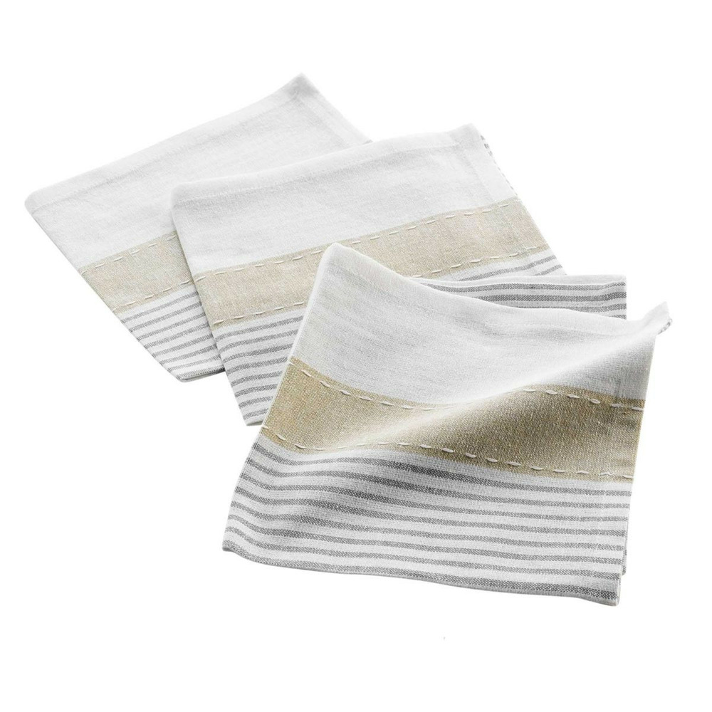 Lot de 3 serviettes de table 