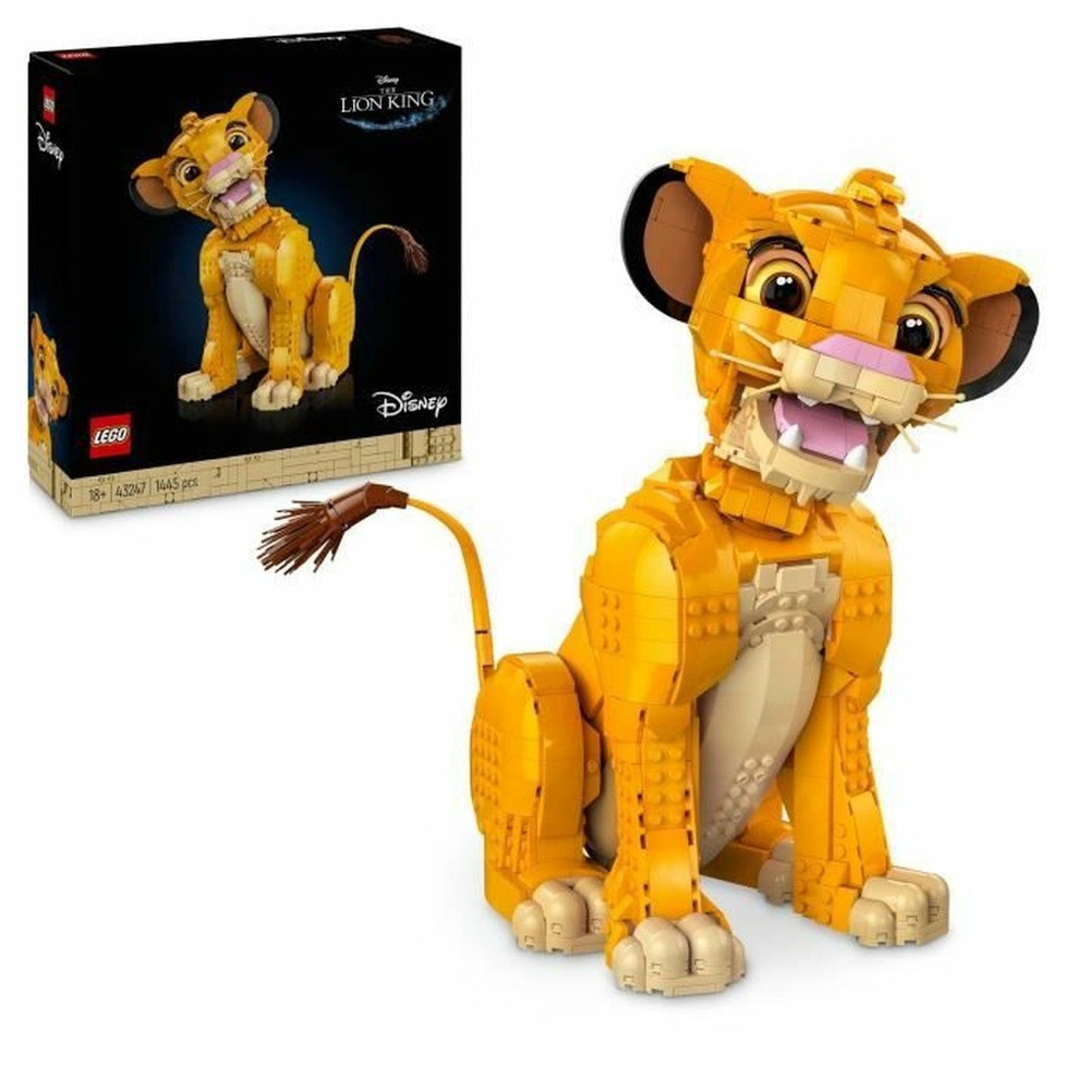 Lego simba, le jeune roi lion, figurine d'animal collector