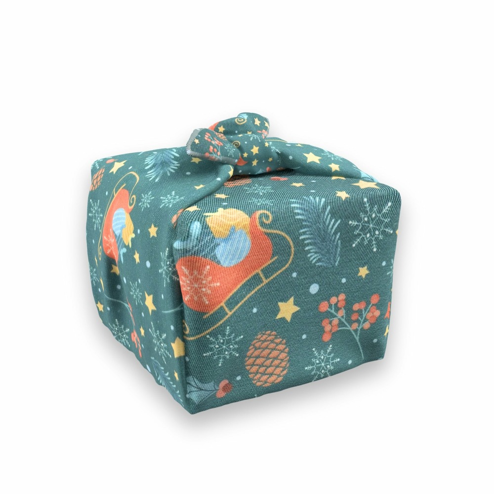 Furoshiki boréal 50 x 50 cm