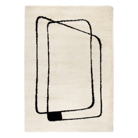 Tapis azara neige 160 x 230 x 3 cm