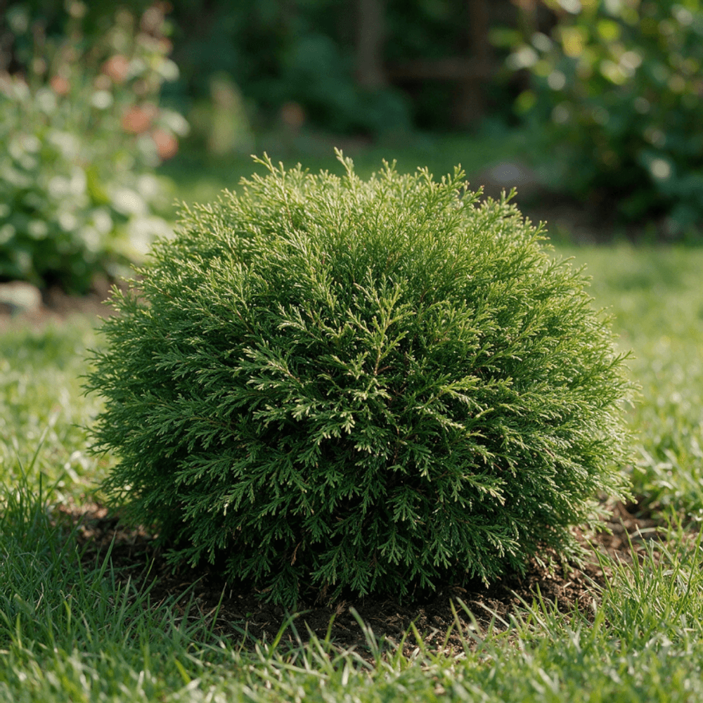 Microbiote de sibérie 'fussball' pot 2,5l 20/30cm - microbiota decussata fussball
