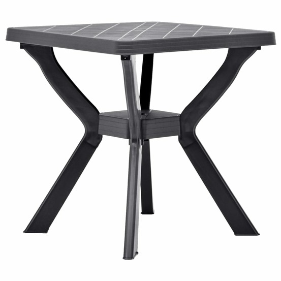 Table de bistro anthracite 70x70x72 cm plastique