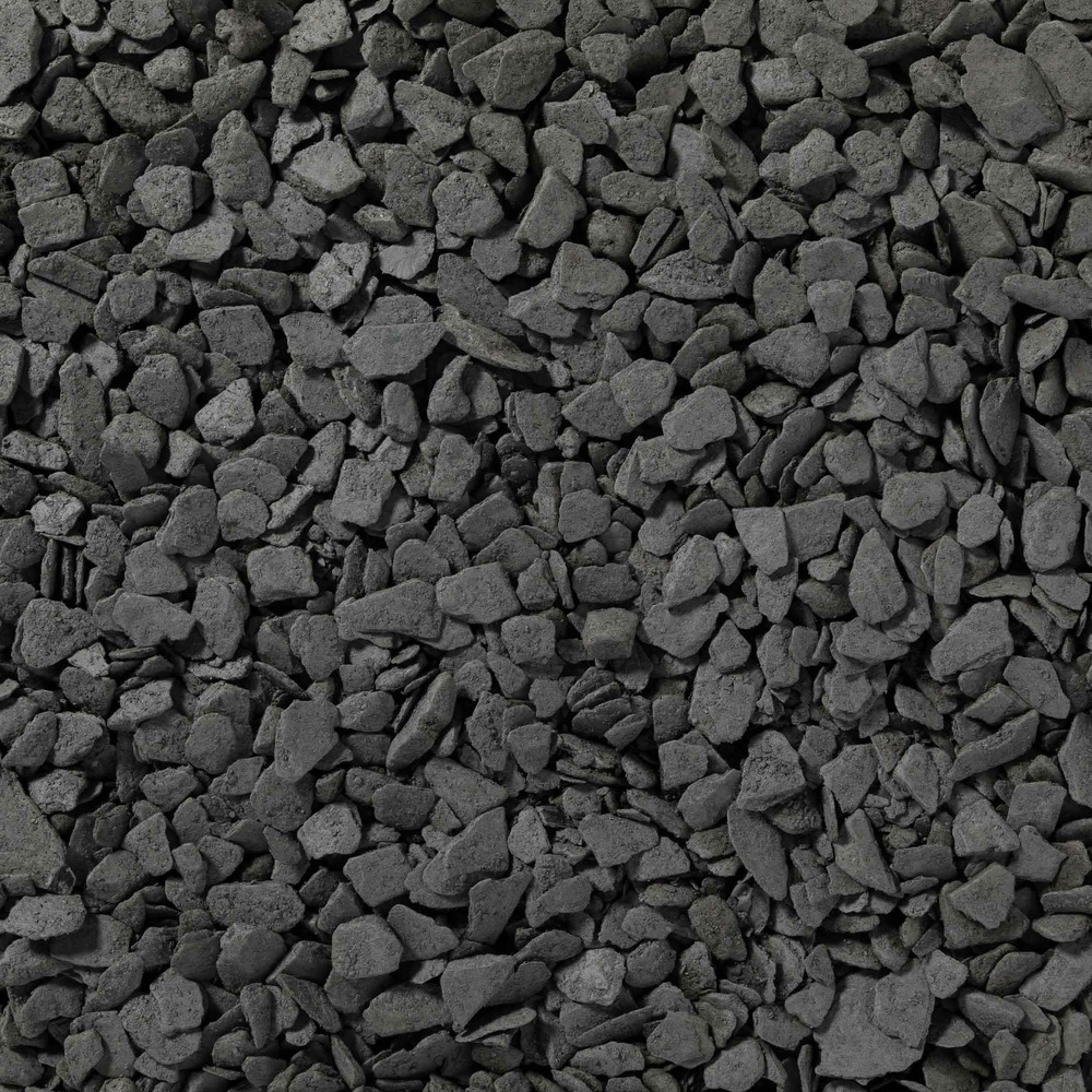 Paillage ardoise noire 15-30 mm - big bag 500 kg (6,25 m²) - ro'ma nature