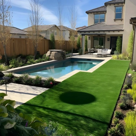 Gazon synthétique green pro 38mm - 4mx20m soit 80m2 - bbe