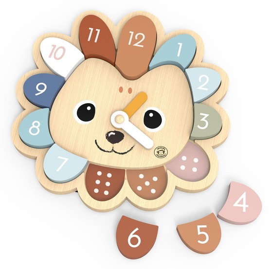 Horloge éducative hérisson