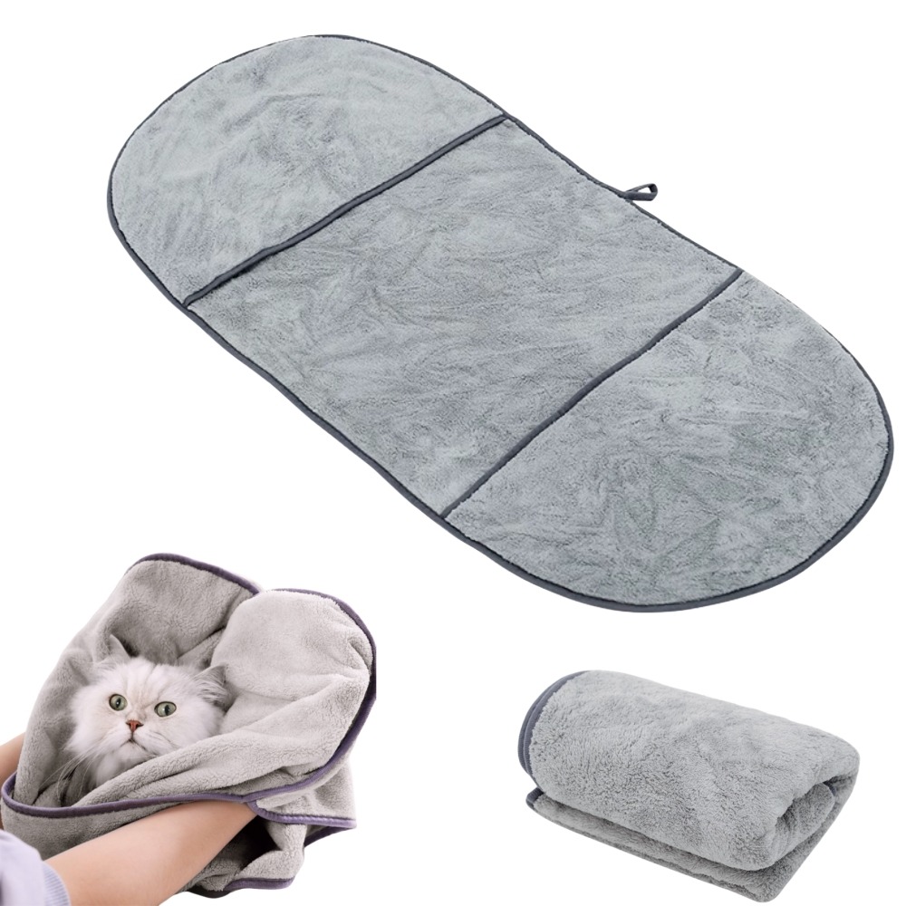 Serviette en microfibre pour chien et chat