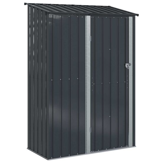 Cabanons de jardin anthracite 140,5 x 74 x 200 cm métал