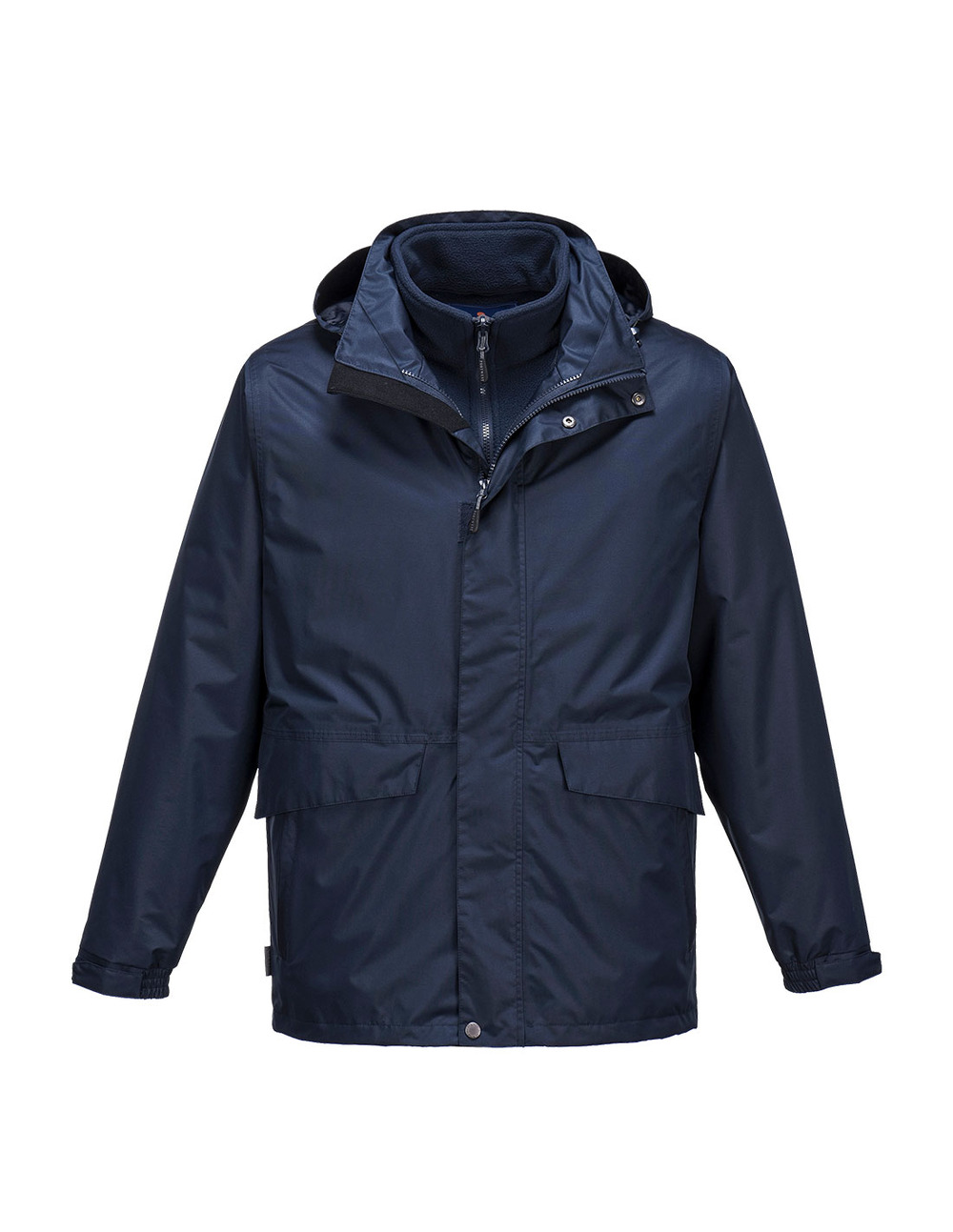 Parka respirante 3 en 1 argo couleur : marine taille m - portwest