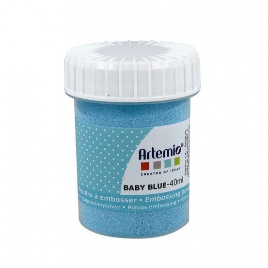 Poudre à embosser 40 ml - bleu clair