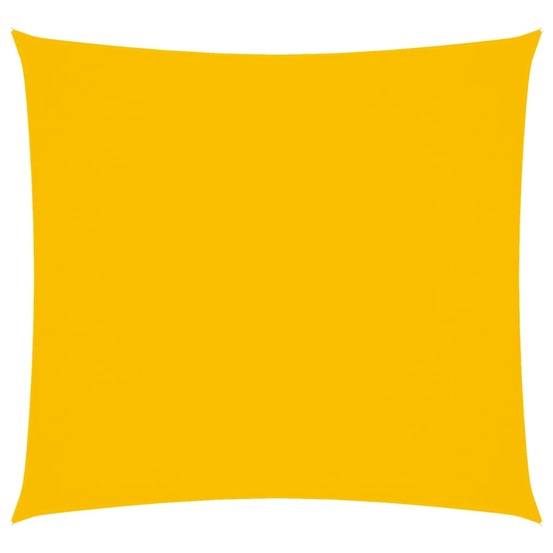 Voile de parasol tissu oxford carré 7x7 m jaune