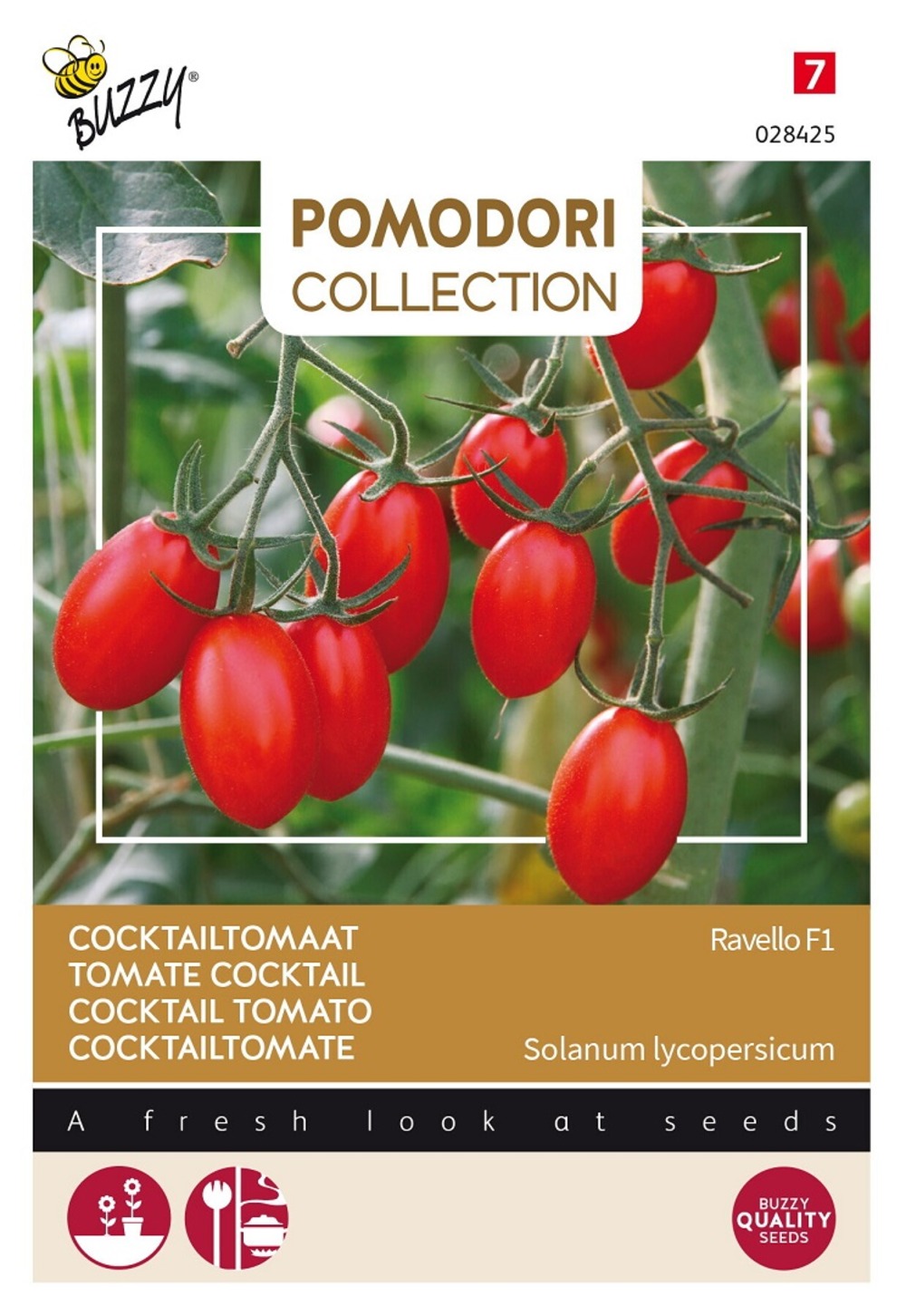 Buzzy pomodori, tomate ravello f1 - ca. 8 graines