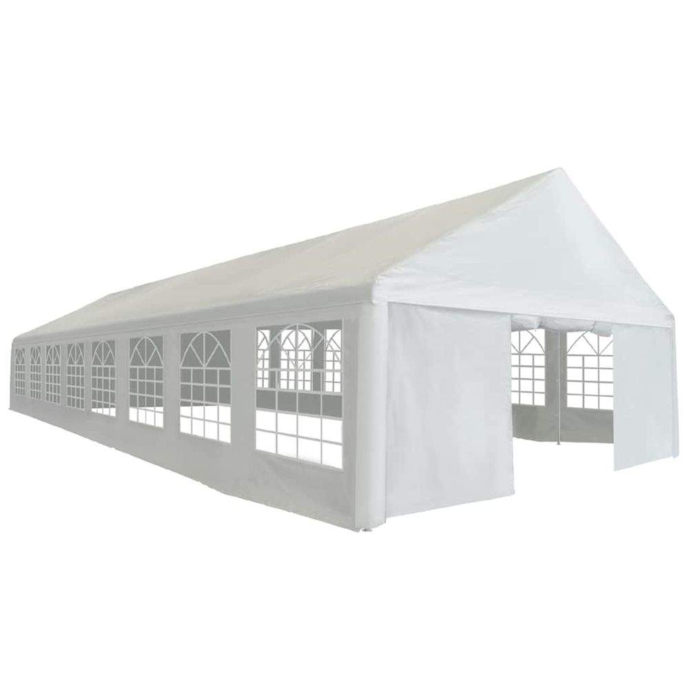 Tente de réception pe 6 x 16 m blanc