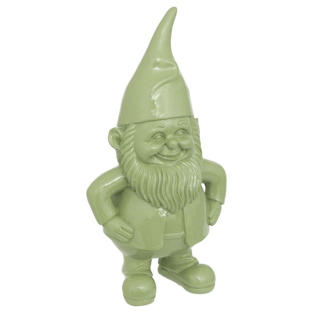 Statue nain de jardin déco extérieur anao h.30cm résine assorti