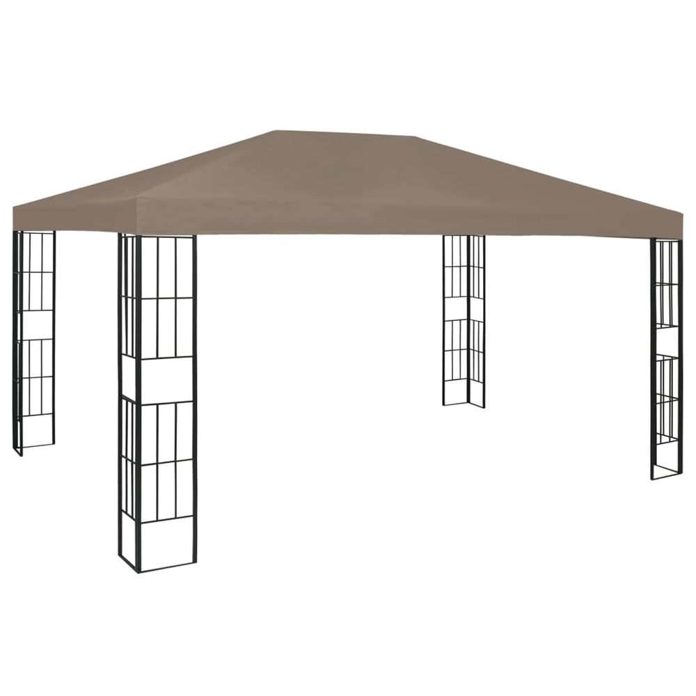 Belvédère 4x3 m taupe