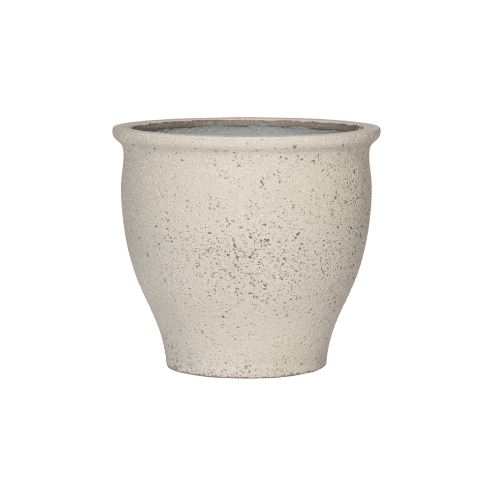 Pot de fleurs blanc craie - d.52cm x h.47cm