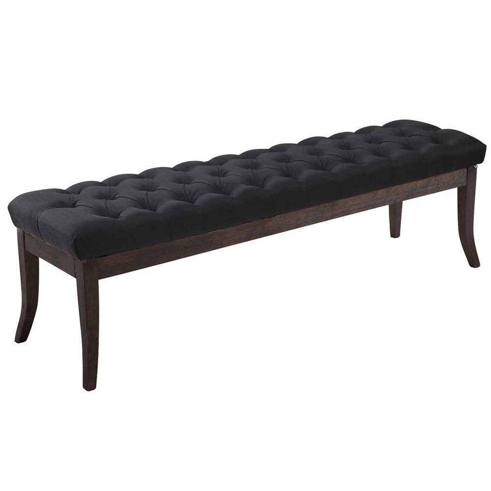 Banc ramses tissu antique foncé 150 cm