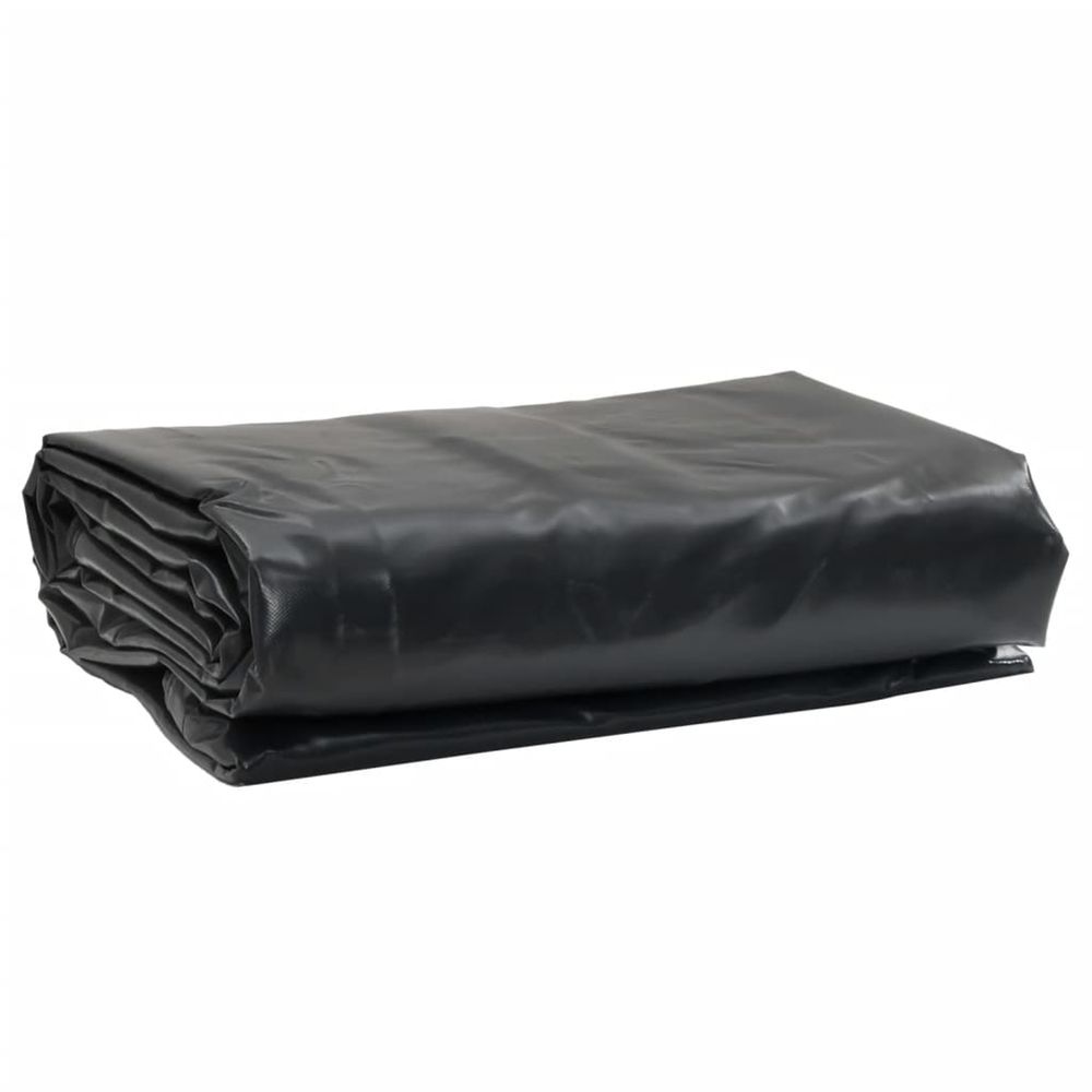 Bâche 650g / m² anthracite 5 x 5 m toile avec revêtement en pvc