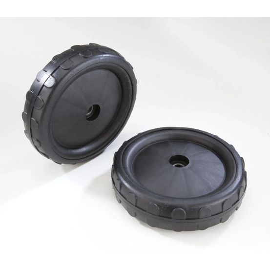Roues de rechange pour balayeuse, 2 pièces
