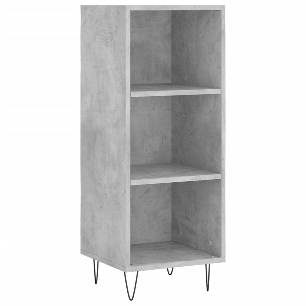 Buffet bahut commode armoire meuble de rangement organisateur cuisine salle de séjour salon 34,5 x 32,5 x 90 cm bois d'ingéni