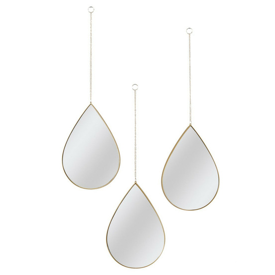 Lot de 3 miroirs déco
