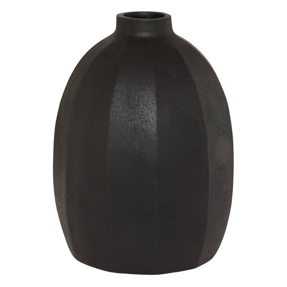 Vase déco strié 