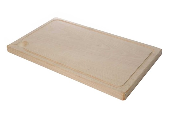 Planche bois rigole pro.- 60x40x4 cm - matériel chr pro