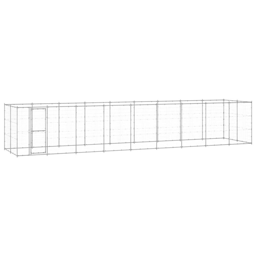 Chenil extérieur acier galvanisé 21,78 m²