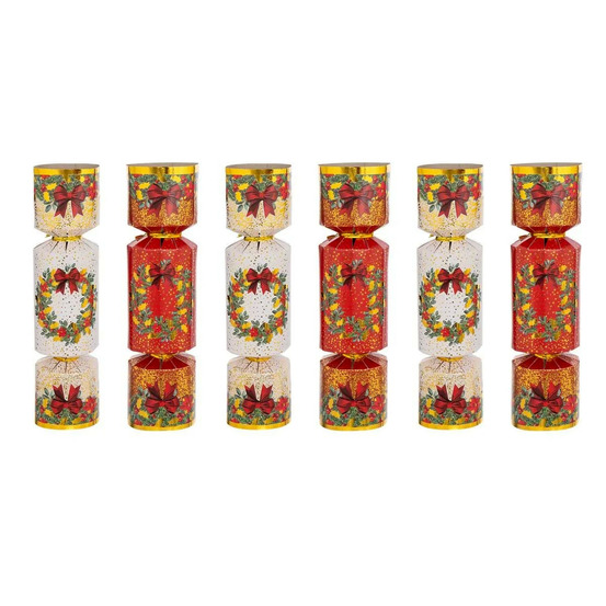 Lot de 6 crackers de noël