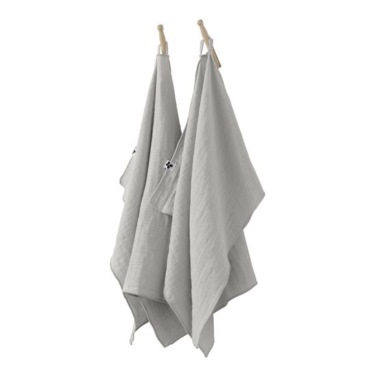 Lot de 2 essuie-mains gaze de coton collection gaia