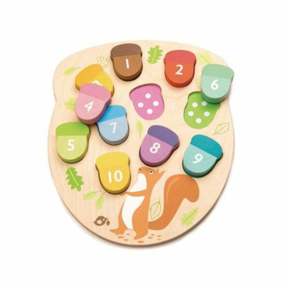 Combien de glands ? Tender leaf