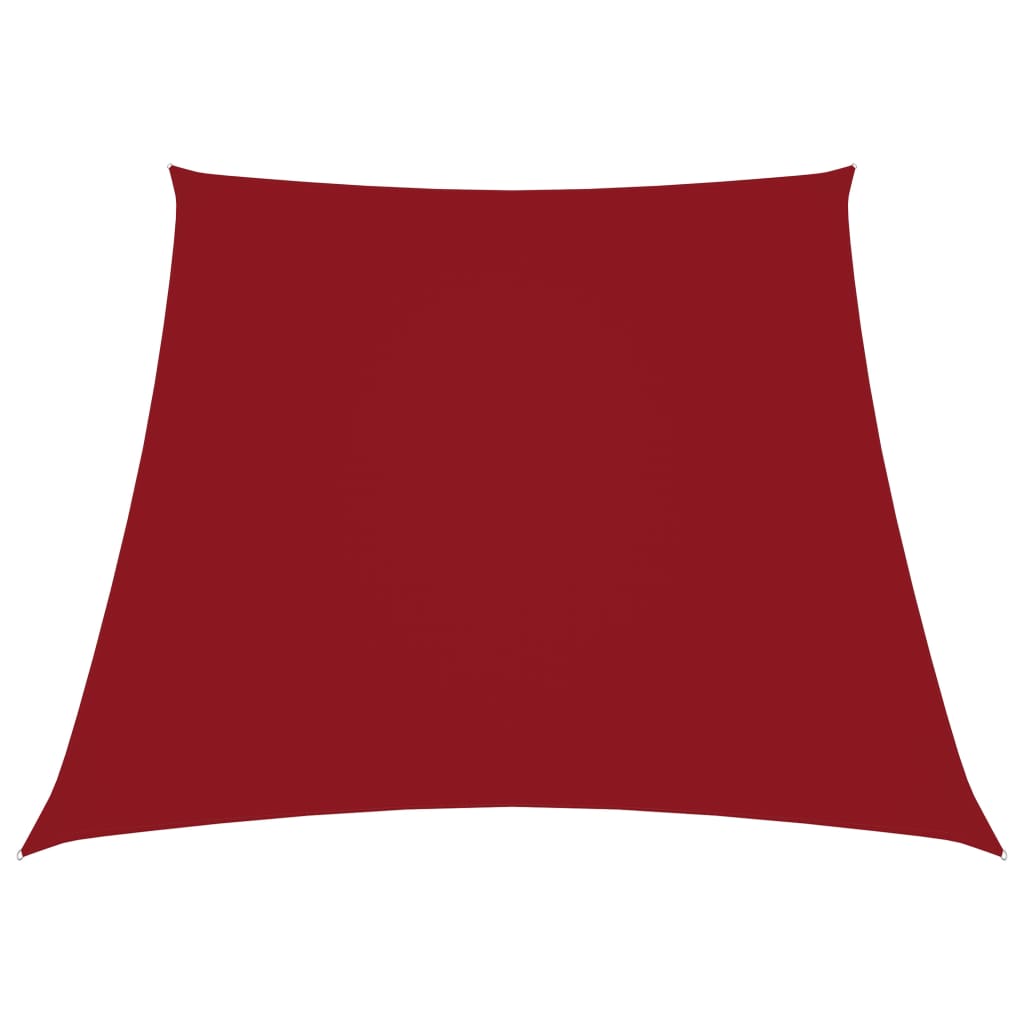 Voile de parasol tissu oxford trapèze 3/4x3 m rouge