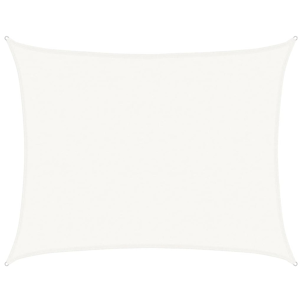 Voile d'ombrage 160 g/m² blanc 6x7 m pehd