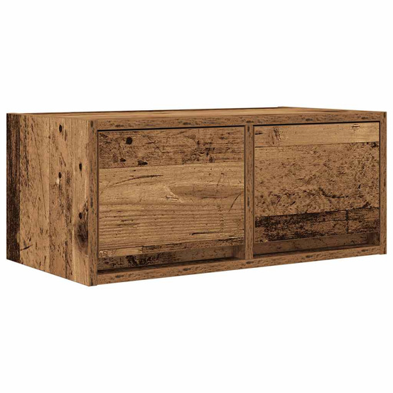 Meuble tv vieux bois 60x31x25,5 cm bois d'ingénierie