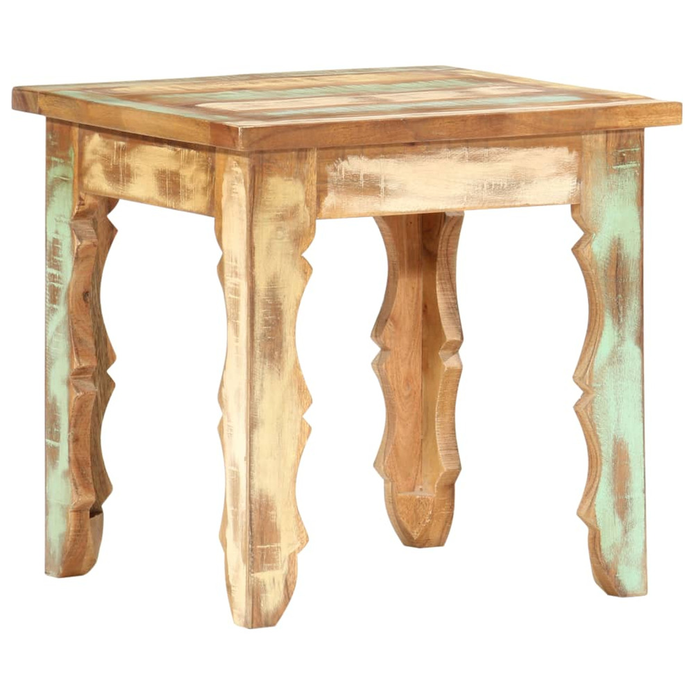 Table basse 40x40x40 cm bois de récupération solide