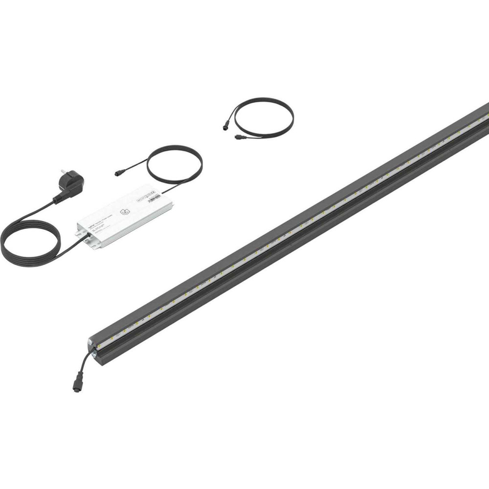 Set 1 barette lumineuse transformateur et prolongateur pour clôture en métal et