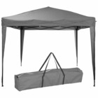 Tente de réception easy-up 300x300x245 cm gris